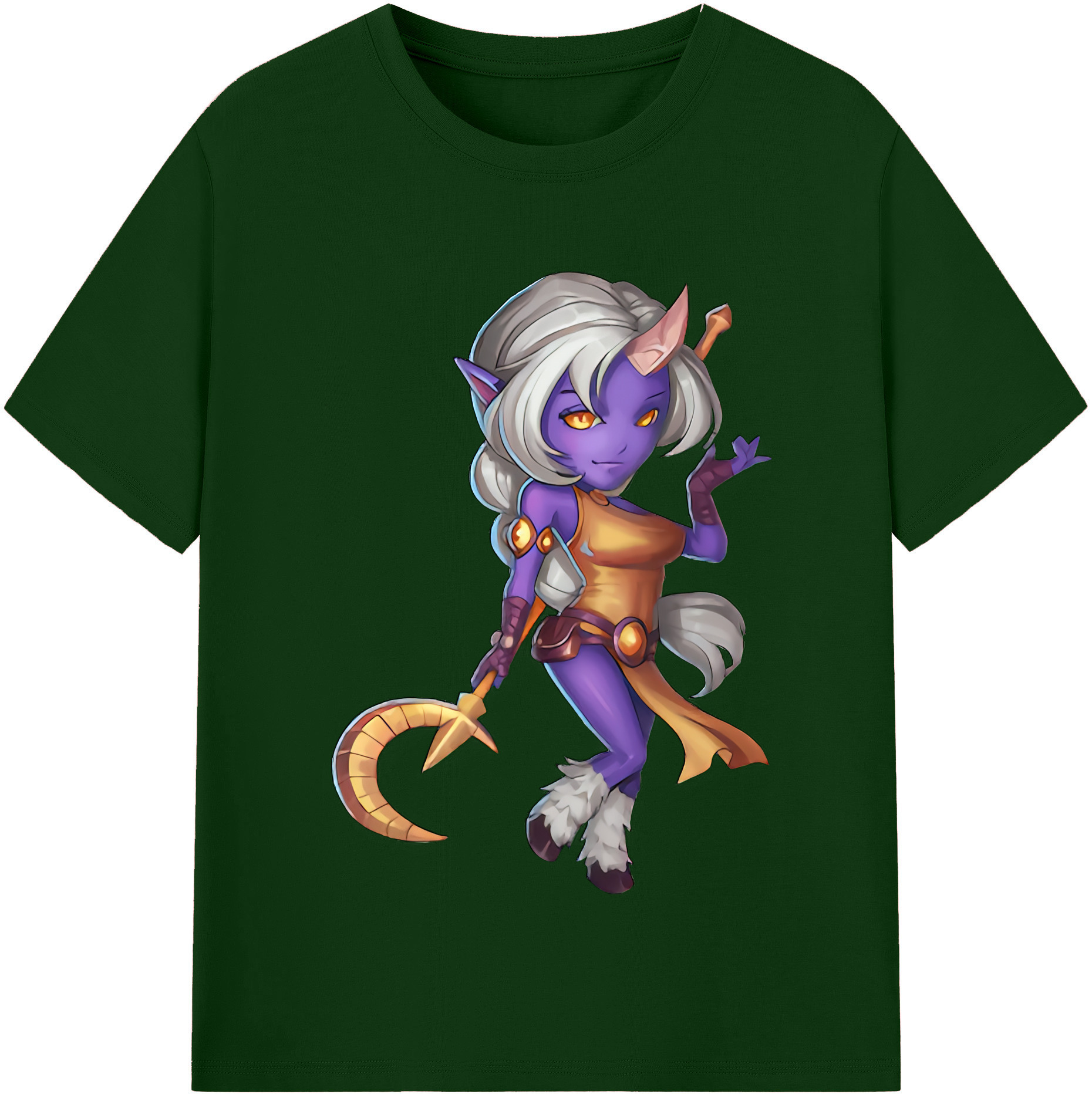 リーグ・オブ・レジェンド League of Legends LOL 綿100％半袖Tシャツ（フロントプリント）